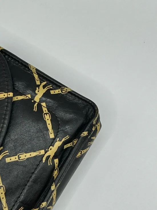 Longchamp Brown & Gold Leather Clutch - Picture 6 of 11